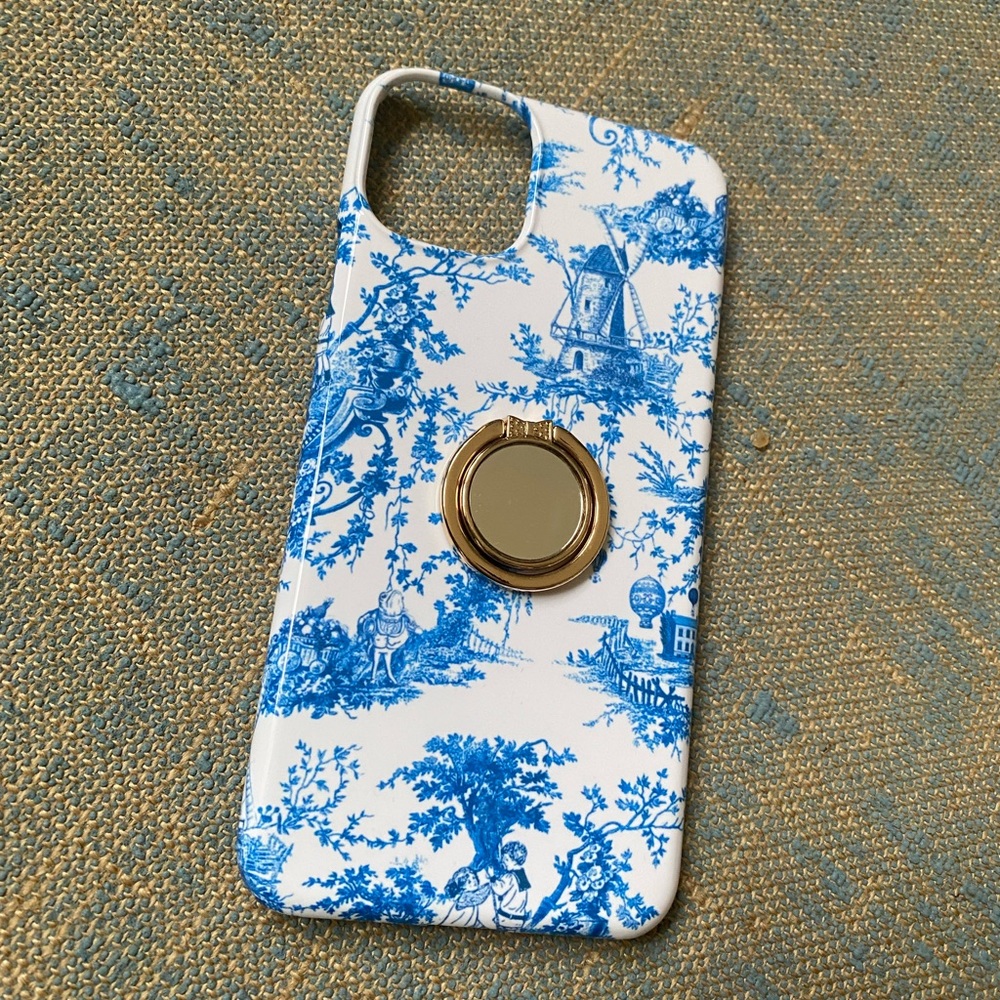 Brand new iphone 13max pro case blue toille